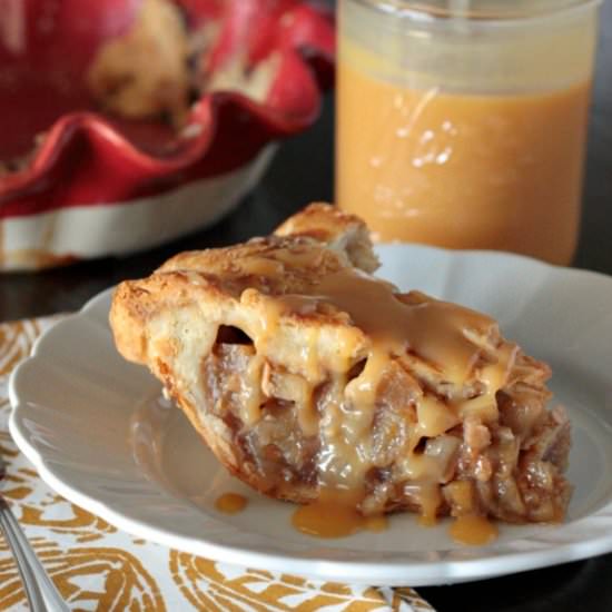 Salted Caramel Apple Pie