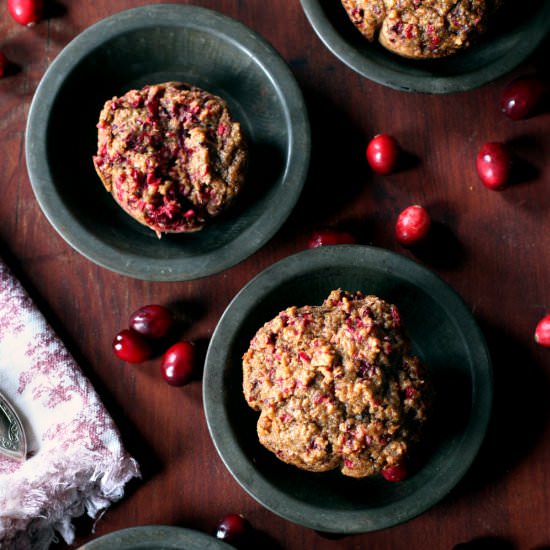 Whole Wheat Cranberry Gingerbread