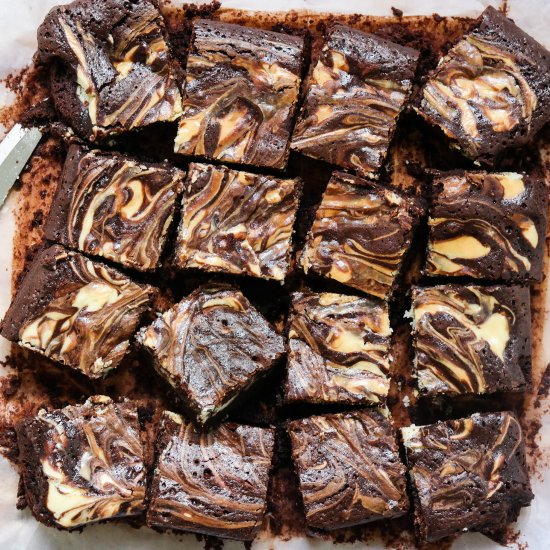 Philly Cheesecake Brownies