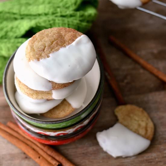 White Chocolate Snickerdoodles