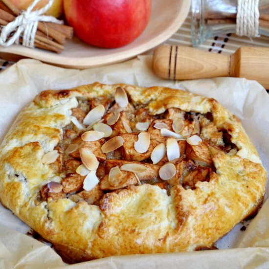 Apple Frangipane Galette