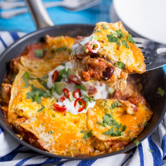 Enchilada Skillet Lasagna