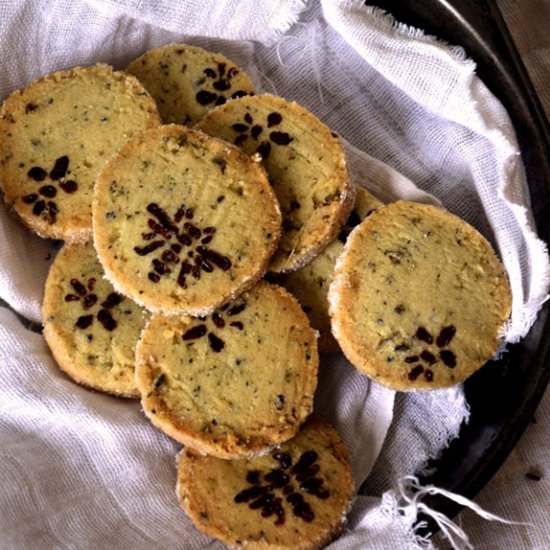 Lavender Sable Cookies