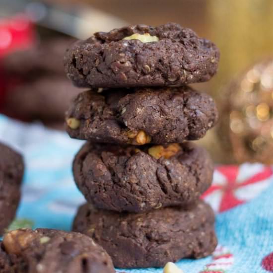 Chocolate Brownie Quinoa Cookies