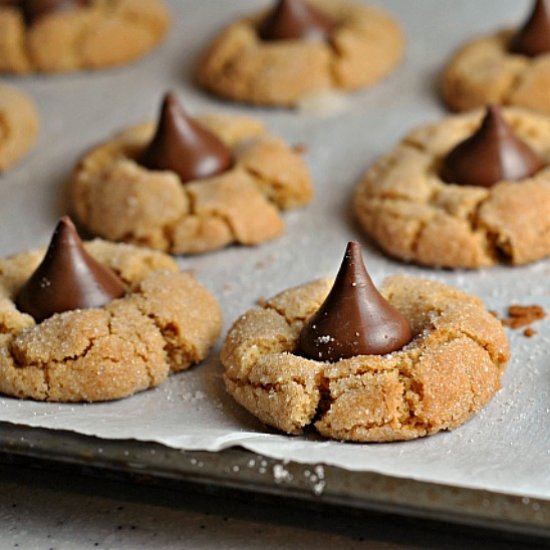 “Healthier” Peanut Blossoms