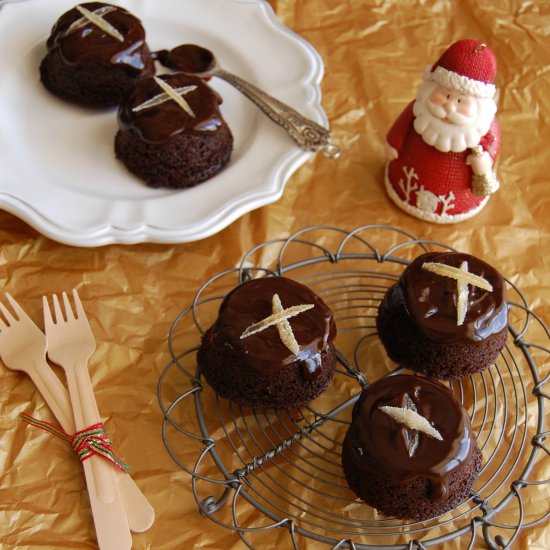 Chocolate Gingerbread Cakes