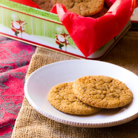 Soft Ginger-Molasses Cookies