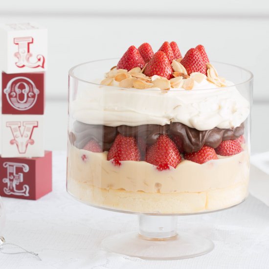 Brazilian Strawberry Trifle