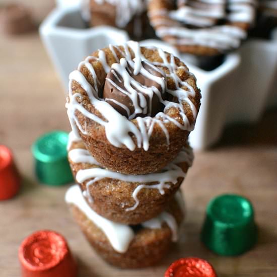 Molasses Rolo Cookie Cups