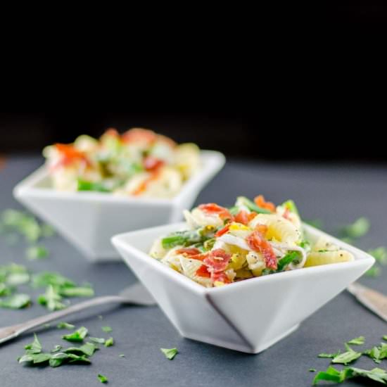 Black Pepper and Asparagus Pasta