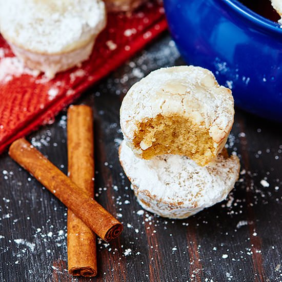 Eggnog Donut Muffins