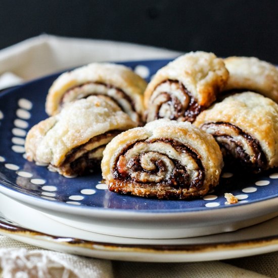 Nutella Raspberry Rugelach