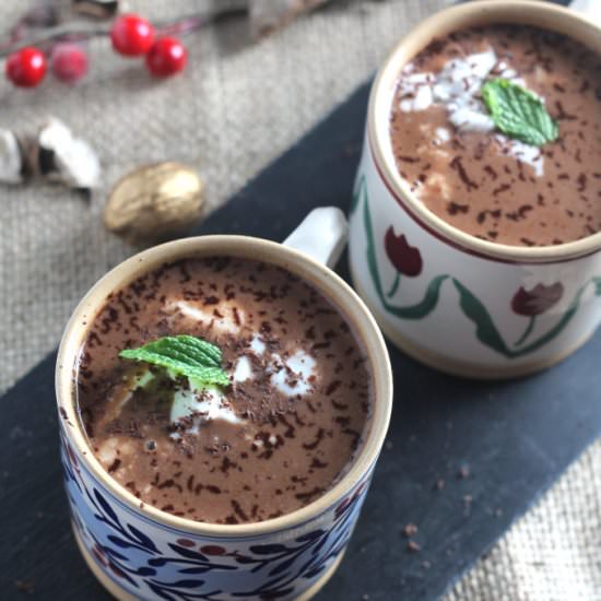 Mint Hot Chocolate