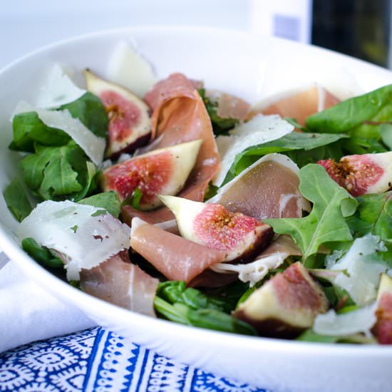 Fig, Prosciutto and Manchego Salad