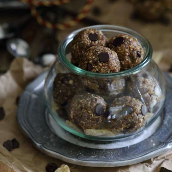 Gingerbread Chocolate Chip Bites