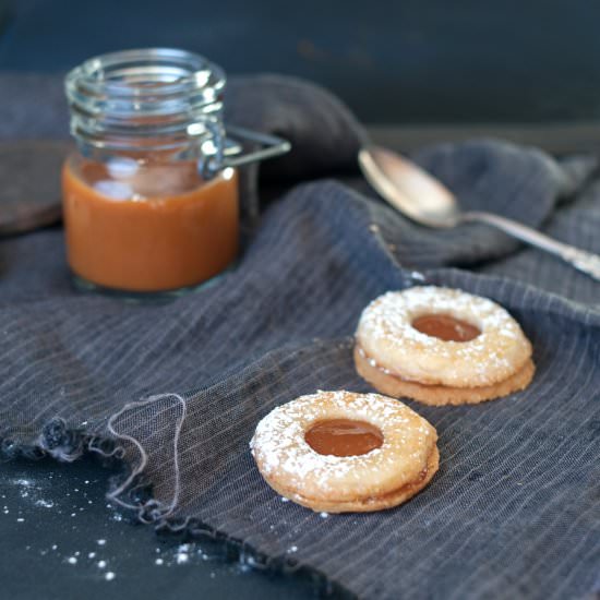 Nana’s Butter Cookies with Milk Jam