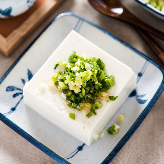 Green Onion Tofu Salad