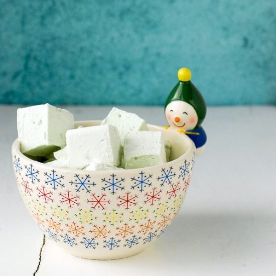 DIY Creme de Menthe Marshmallows