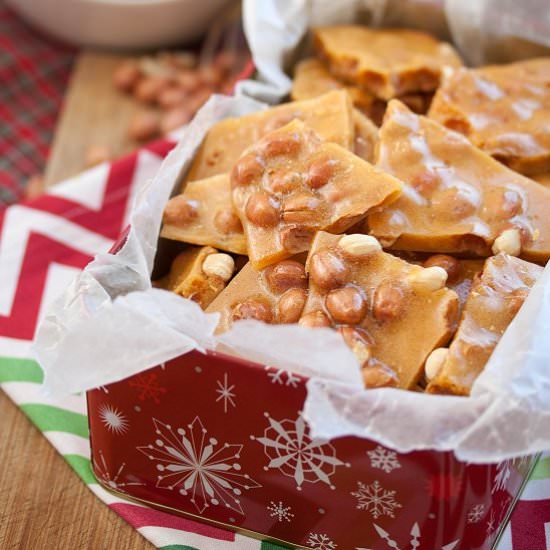 Homemade Peanut Brittle