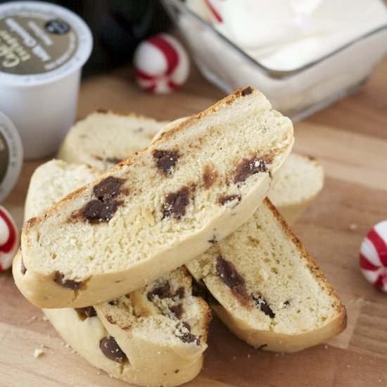 Chocolate Chip Cookie Biscotti