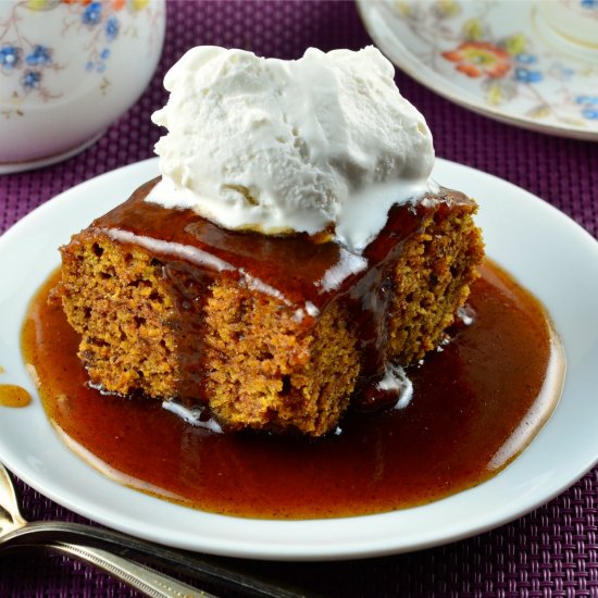 Eggnog Sticky Toffee Pudding