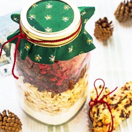 Biscotti-in-Jars Layered Gift Mix