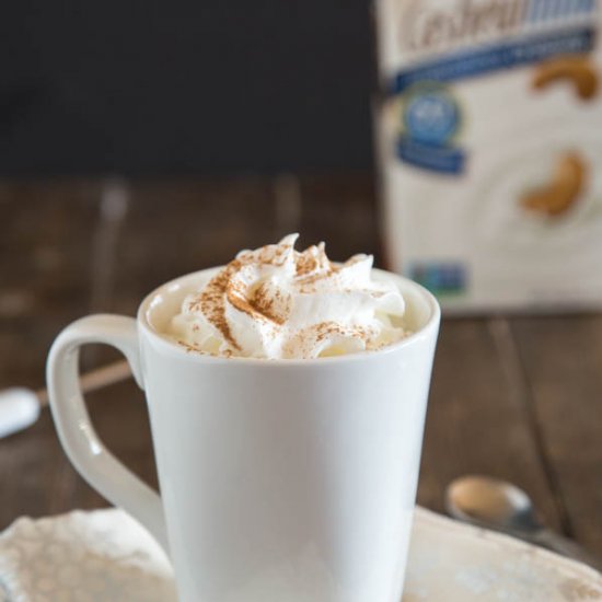 Cashew Milk Pumpkin Steamer