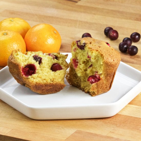 Clementine Cranberry Muffins