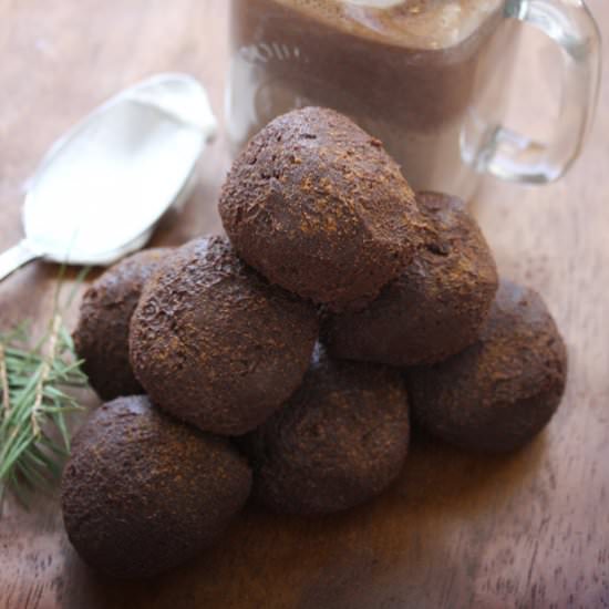 Mexican Hot Chocolate Truffle Balls