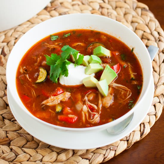 Gluten Free Chicken Tortilla Soup