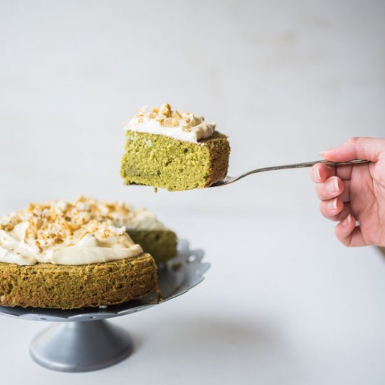 Matcha (Green Tea) Sponge Cake