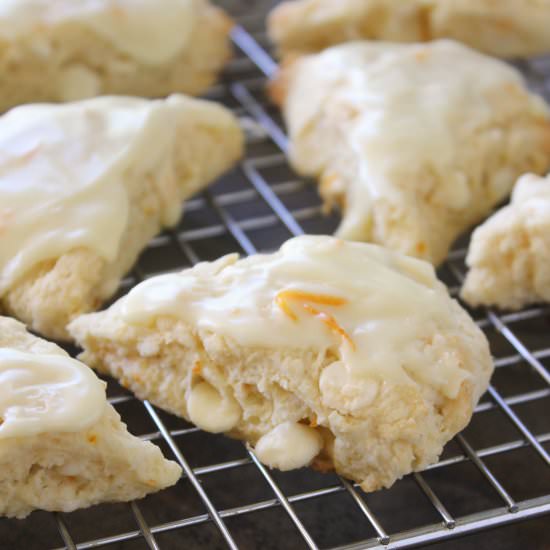 Orange Creamsicle Scones