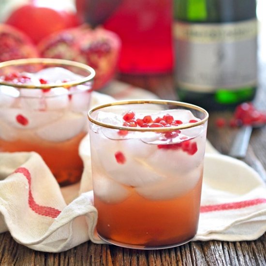 Pomegranate Champagne Sangria