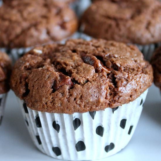 Chocolate Raffaello Muffins