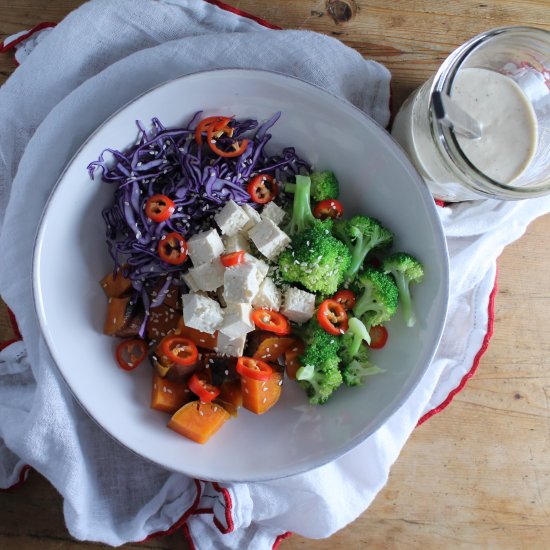 Veggie Bowl + Lemon Tahini Dressing