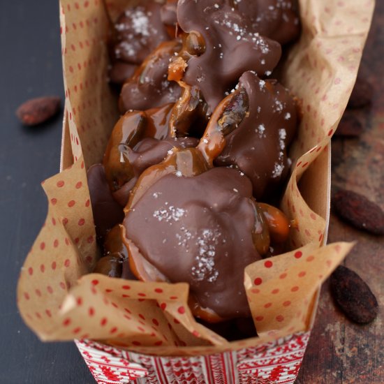 Chocolate Almond Turtles