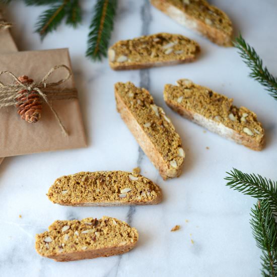 Vegan Lemon-Anise-Almond Biscotti