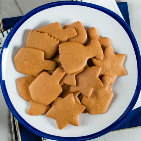 Hanukkah Gingerbread Cooki