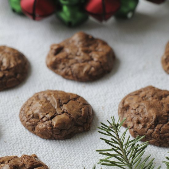 Double Chocolate Brownie Cookies