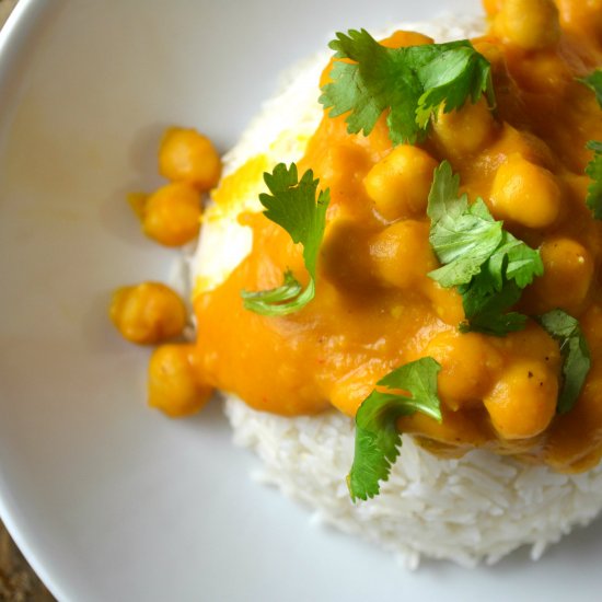 Kabocha Squash & Chickpea Curry