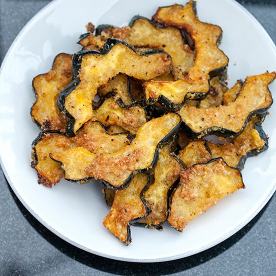 Parmesan Garlic Acorn Squash