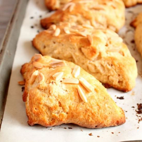 Marzipan Almond Scones