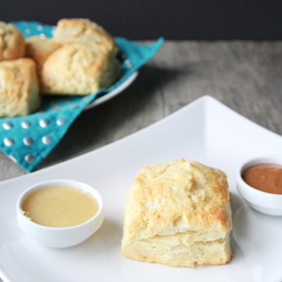 Foolproof Biscuits with Maple Glaze