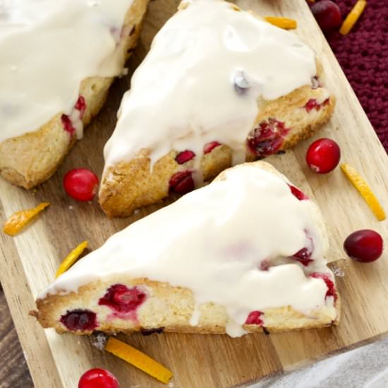 Cranberry Orange Scones