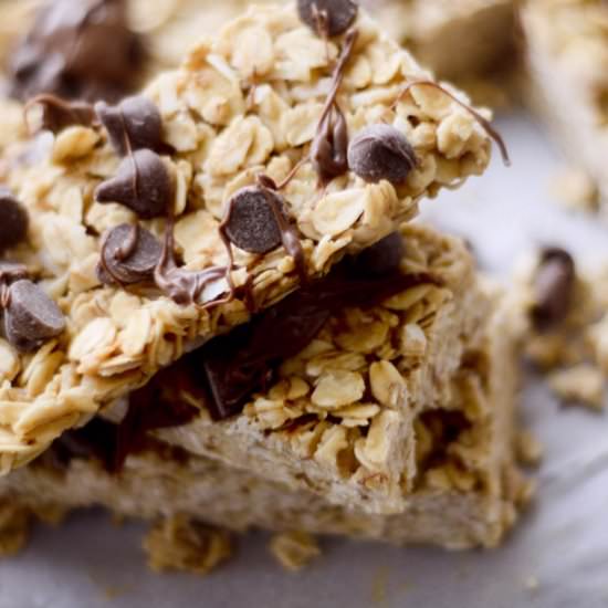 Chewy No-Bake Granola Bars