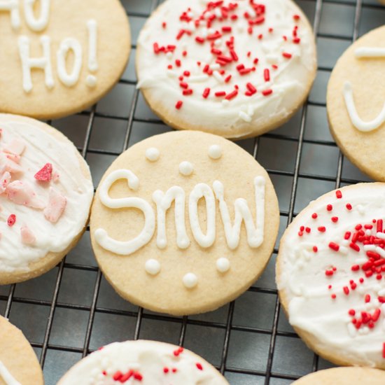 Gluten-Free Frosted Sugar Cookies