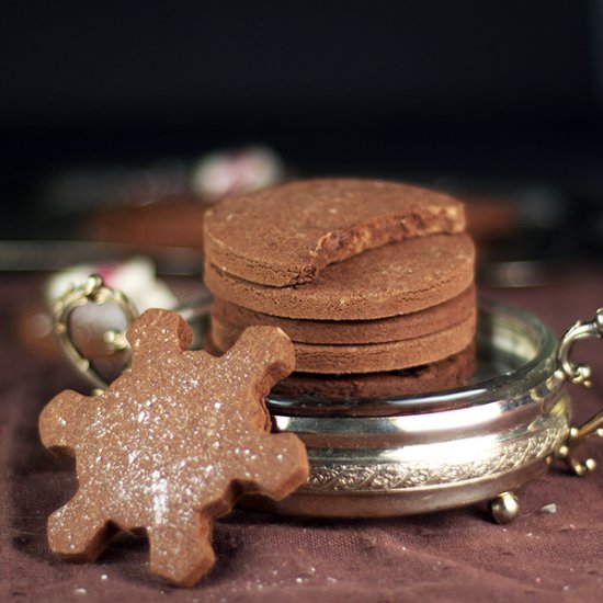 Chocolate Cut-Out Cookies {GF, V}