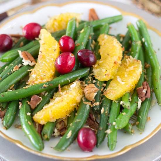 Citrus Green Beans with Pecans