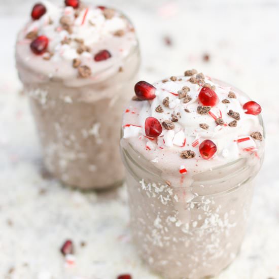 Chocolate Covered Candy Cane Shake