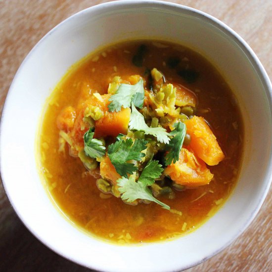 Butternut Squash and Split Pea Stew